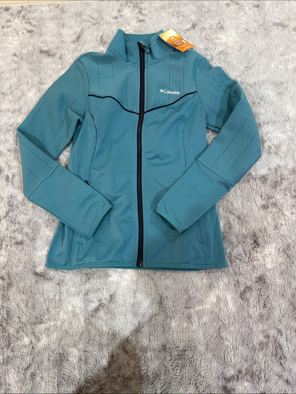 NWT XS Columbia Teal Full-Zip snow winter utility Jacket